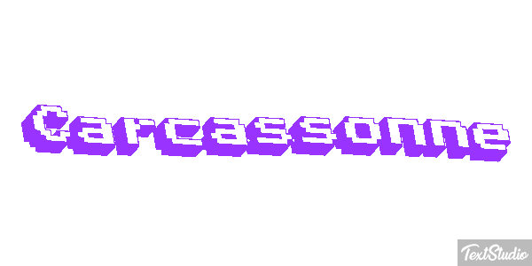 Carcassonne Effet de texte