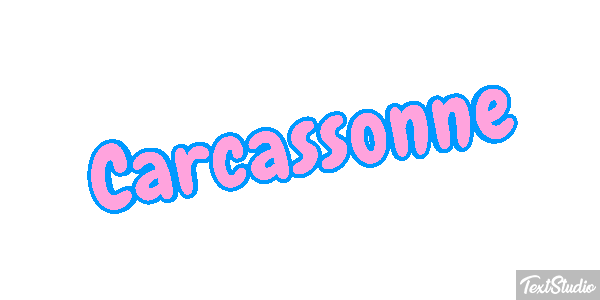 Carcassonne Effet de texte