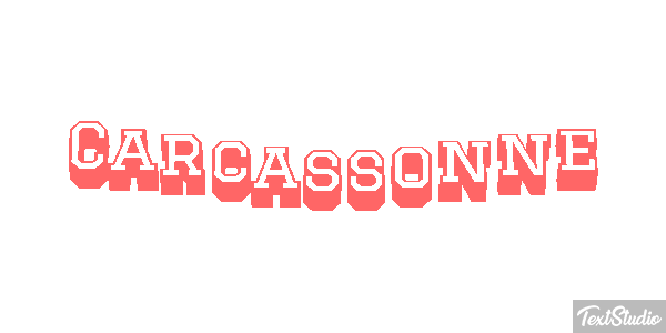 Carcassonne Effet de texte