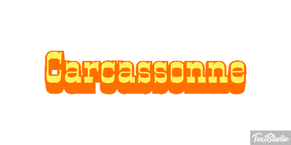 Carcassonne Effet de texte