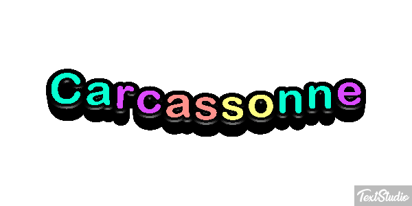 Carcassonne Effet de texte