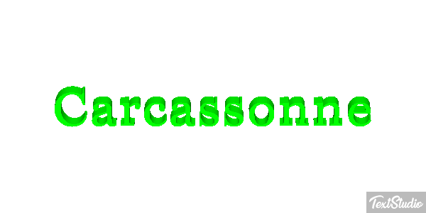 Carcassonne Effet de texte