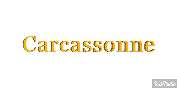 Carcassonne Effet de texte