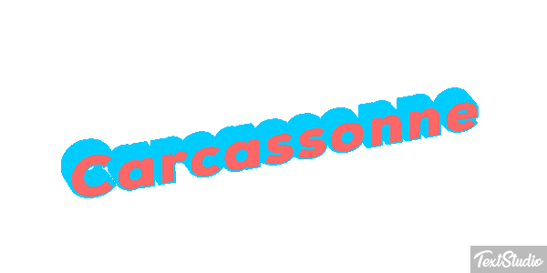 Carcassonne Effet de texte