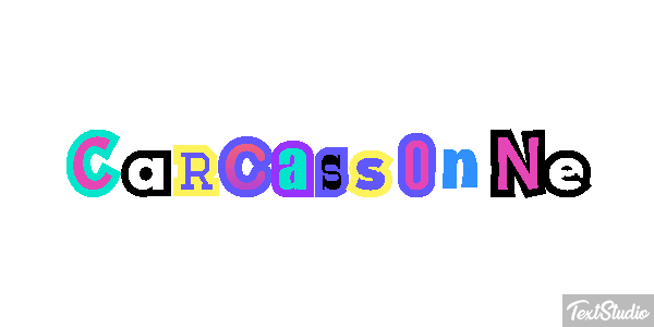 Carcassonne Effet de texte