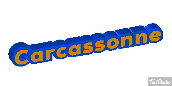 Carcassonne Effet de texte