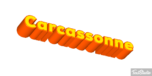 Carcassonne Effet de texte