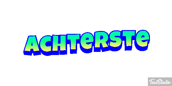 Achterste Tekst effect