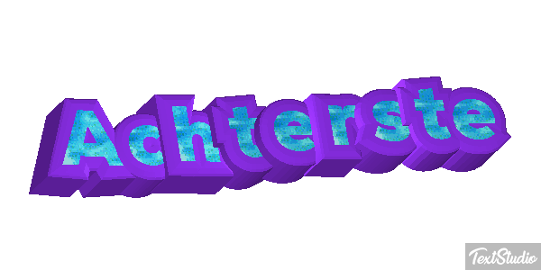 Achterste Tekst effect