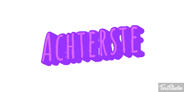 Achterste Tekst effect