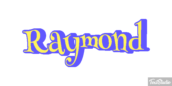 Raymond Text effect