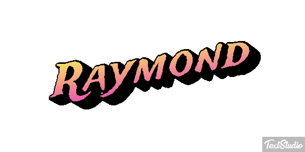 Raymond Text effect