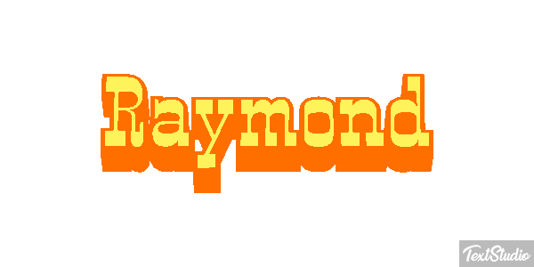 Raymond Text effect