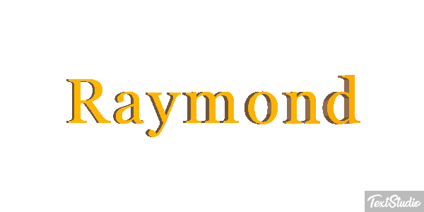 Raymond Text effect