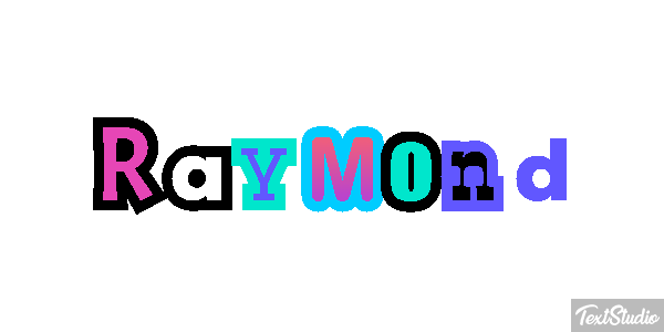 Raymond Text effect