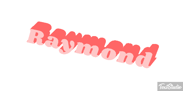 Raymond Text effect