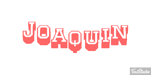 Joaquin Efecto de texto
