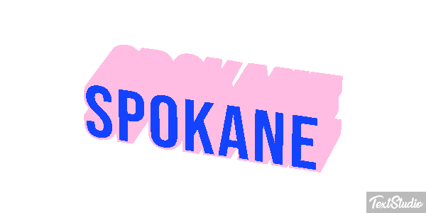 Spokane Tekst effect