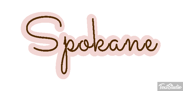 Spokane Tekst effect