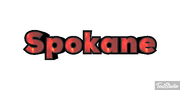 Spokane Tekst effect