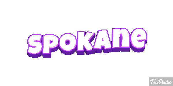 Spokane Tekst effect