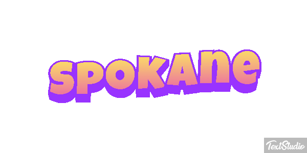 Spokane Tekst effect