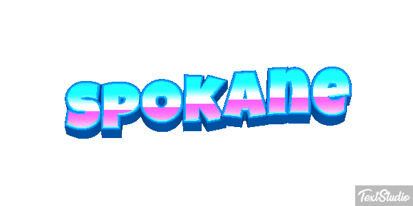 Spokane Tekst effect