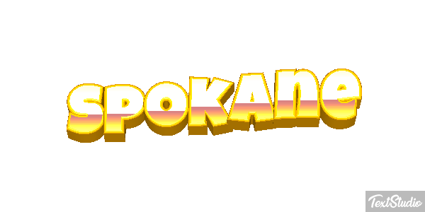 Spokane Tekst effect