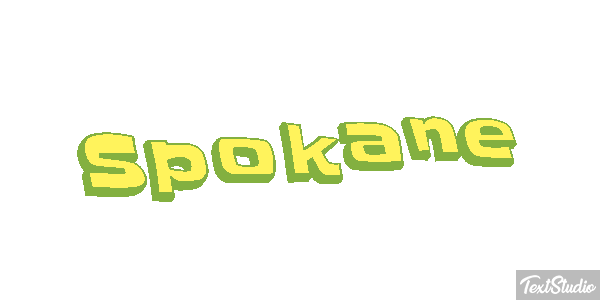Spokane Tekst effect