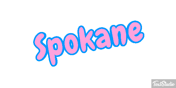 Spokane Tekst effect