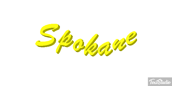 Spokane Tekst effect