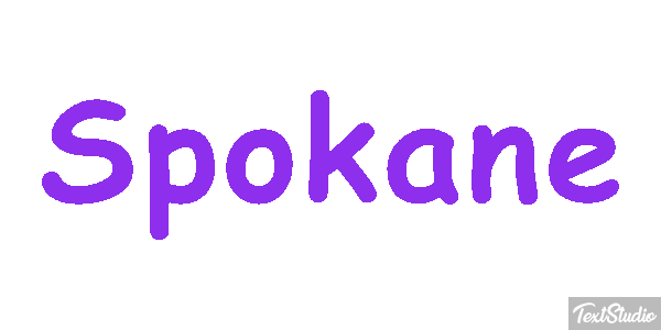 Spokane Tekst effect