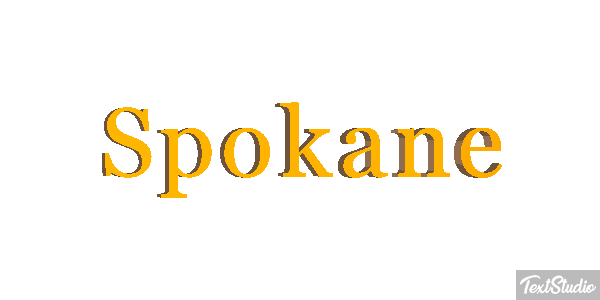 Spokane Tekst effect