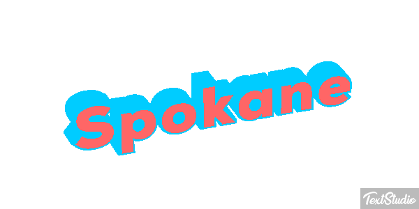 Spokane Tekst effect