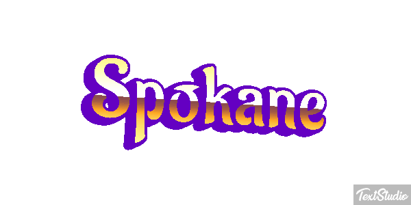 Spokane Tekst effect