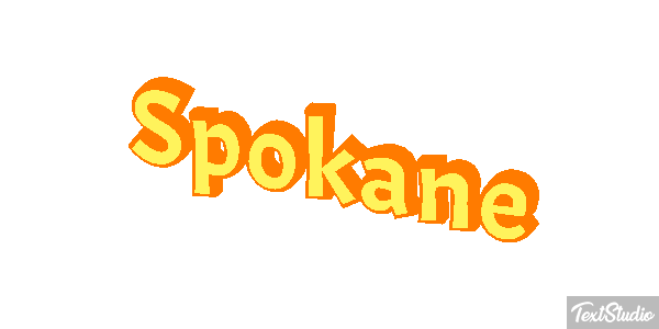 Spokane Tekst effect