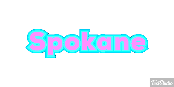 Spokane Tekst effect