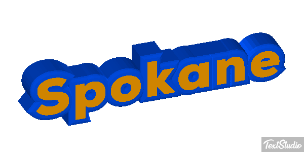 Spokane Tekst effect