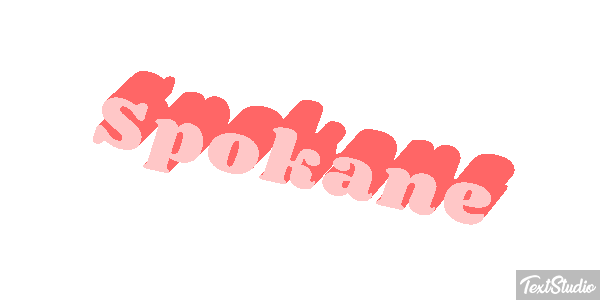 Spokane Tekst effect