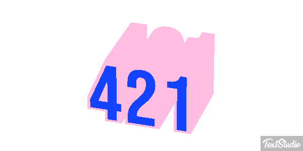 421 Effet de texte