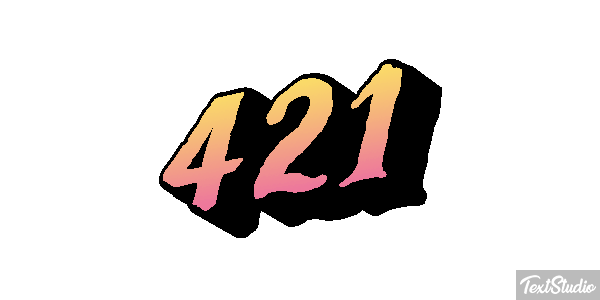 421 Effet de texte