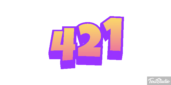 421 Effet de texte
