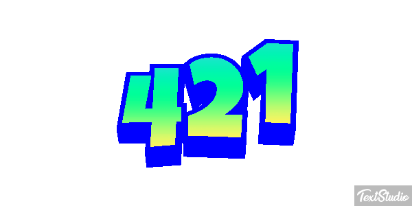 421 Effet de texte