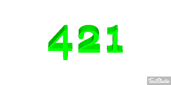 421 Effet de texte