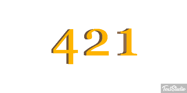 421 Effet de texte