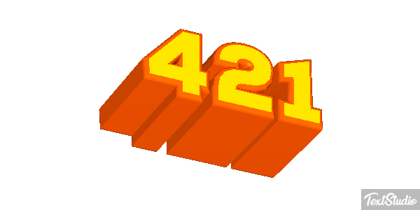 421 Effet de texte