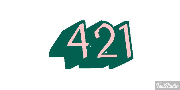 421 Effet de texte