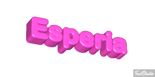 Esperia Effetto testo