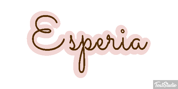 Esperia Effetto testo