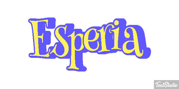 Esperia Effetto testo